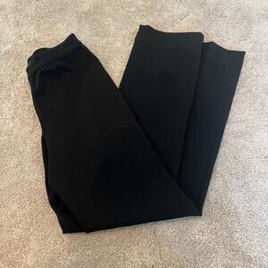Lafayette 148 New York Women's Black Pull On Straight Leg Trouser Pant Size S‎